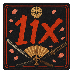 11x logo